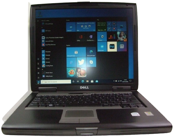 Dell Latitude D520 Laptop Win 10 Pro 15" 2.0GHz 4GB RAM 240GB SSD Office 2021