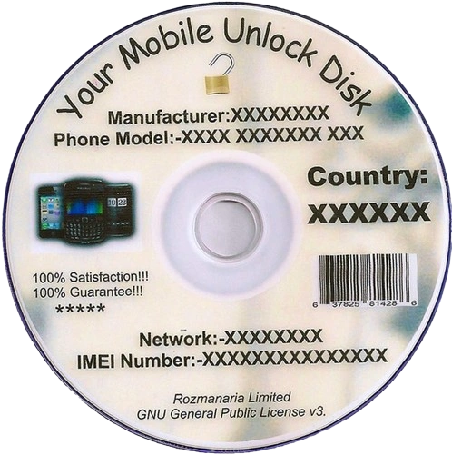 Mobile Phone Unlocking Software DVD Discs x2 8GB+
